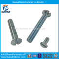 Free Sample DIN963 Slotted Countersunk Blue Zinc Plated Machine Screws